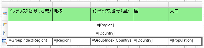 Group Number in Table data region