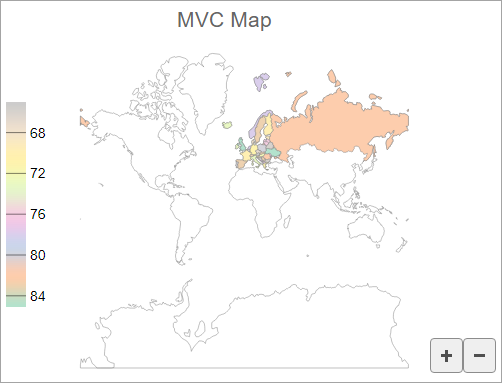 MVC FlexMap with legend