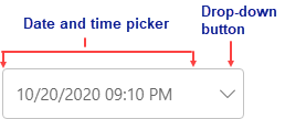 Showcasing DateTimePicker elements