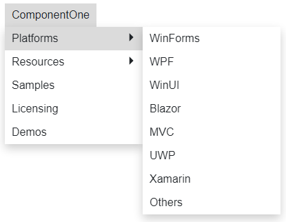 Blazor Menu Icon