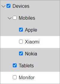 Using check box in TreeView