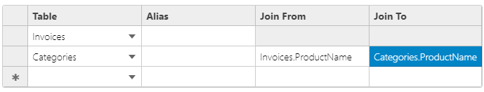 Fill cells in table