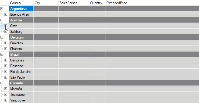 連結モードでのノード作成