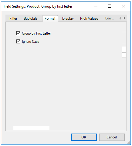 groupbyFirstLetter