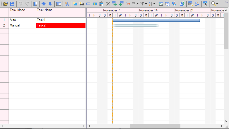 Displays customized back color of fixed cells, and highlighted cells in the GanttView.