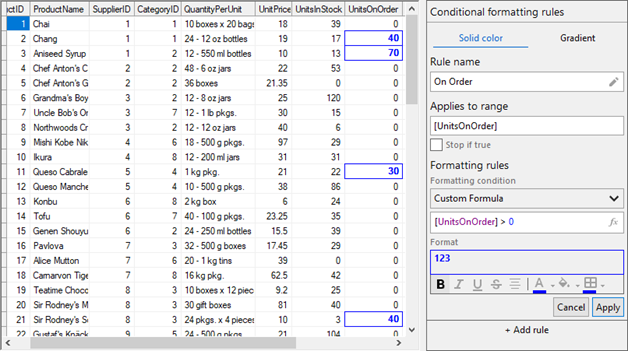 Adding a rule at runtime