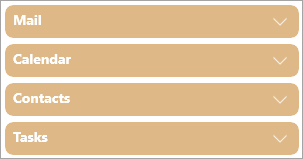 WinUI Accordion control with collapsible expand mode