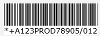 Barcode encoding type