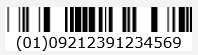 Barcode encoding type