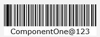 Barcode encoding type