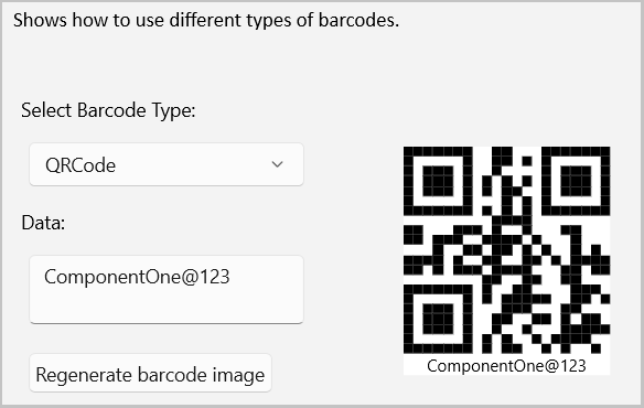 Barcode image