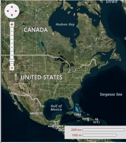 Maps control with Virtual Earth Hybrid Source.