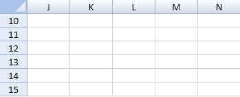 Sheet with custom top row and column