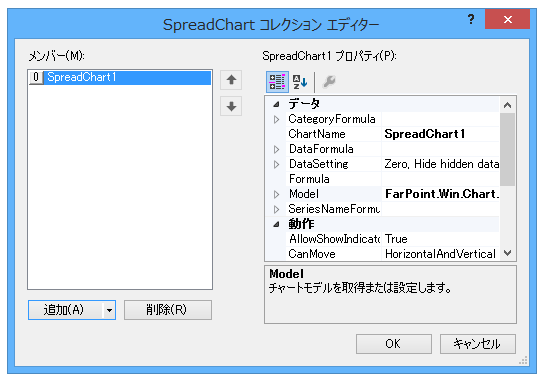 SpreadChart Collection Editor