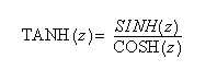 TANH Equation