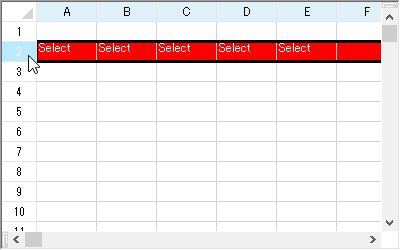単一選択モード